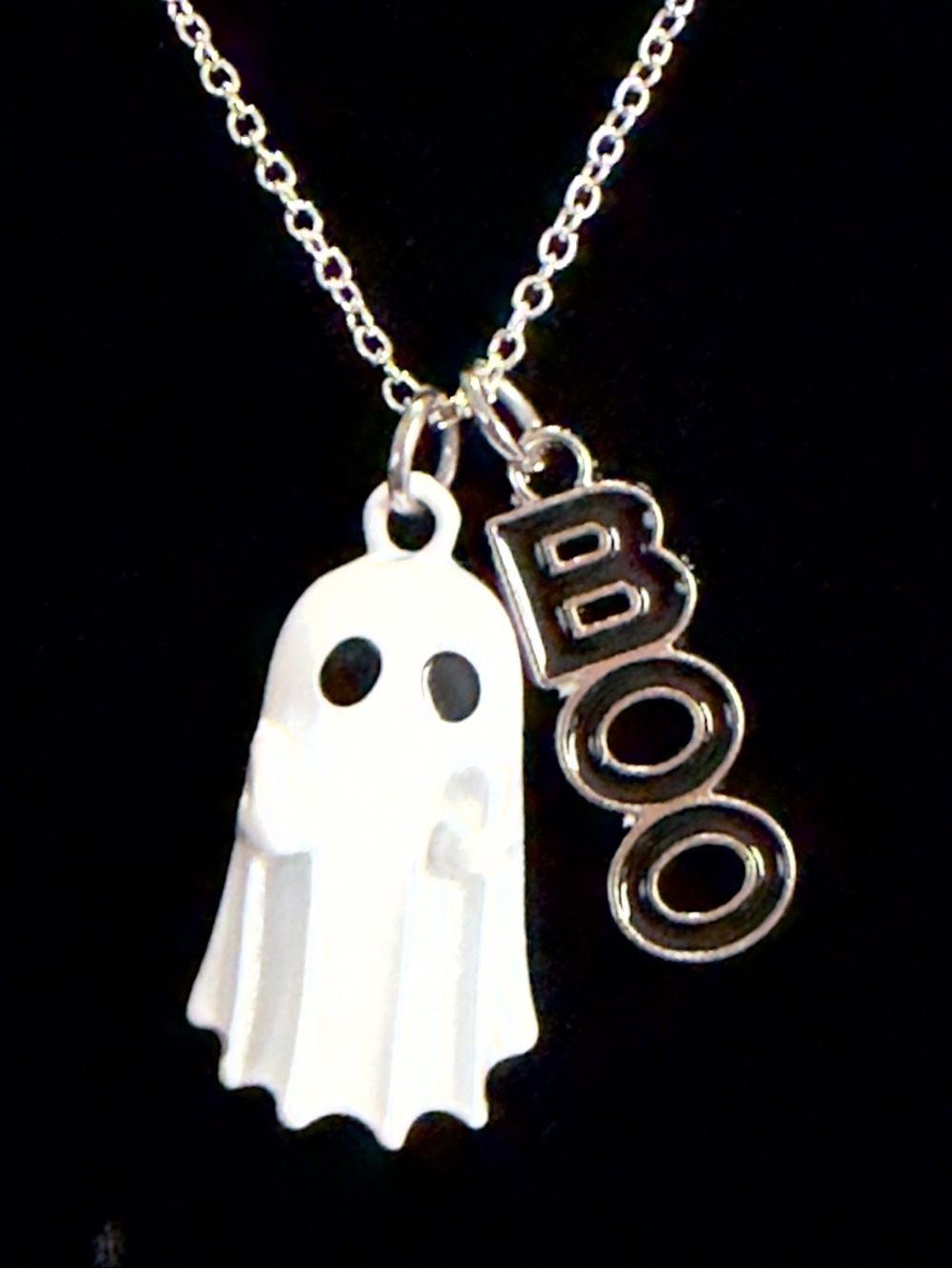 Halloween Ghost Boo Necklace